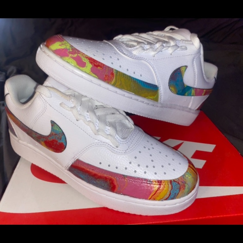 NIB Customized Nike Court Visions